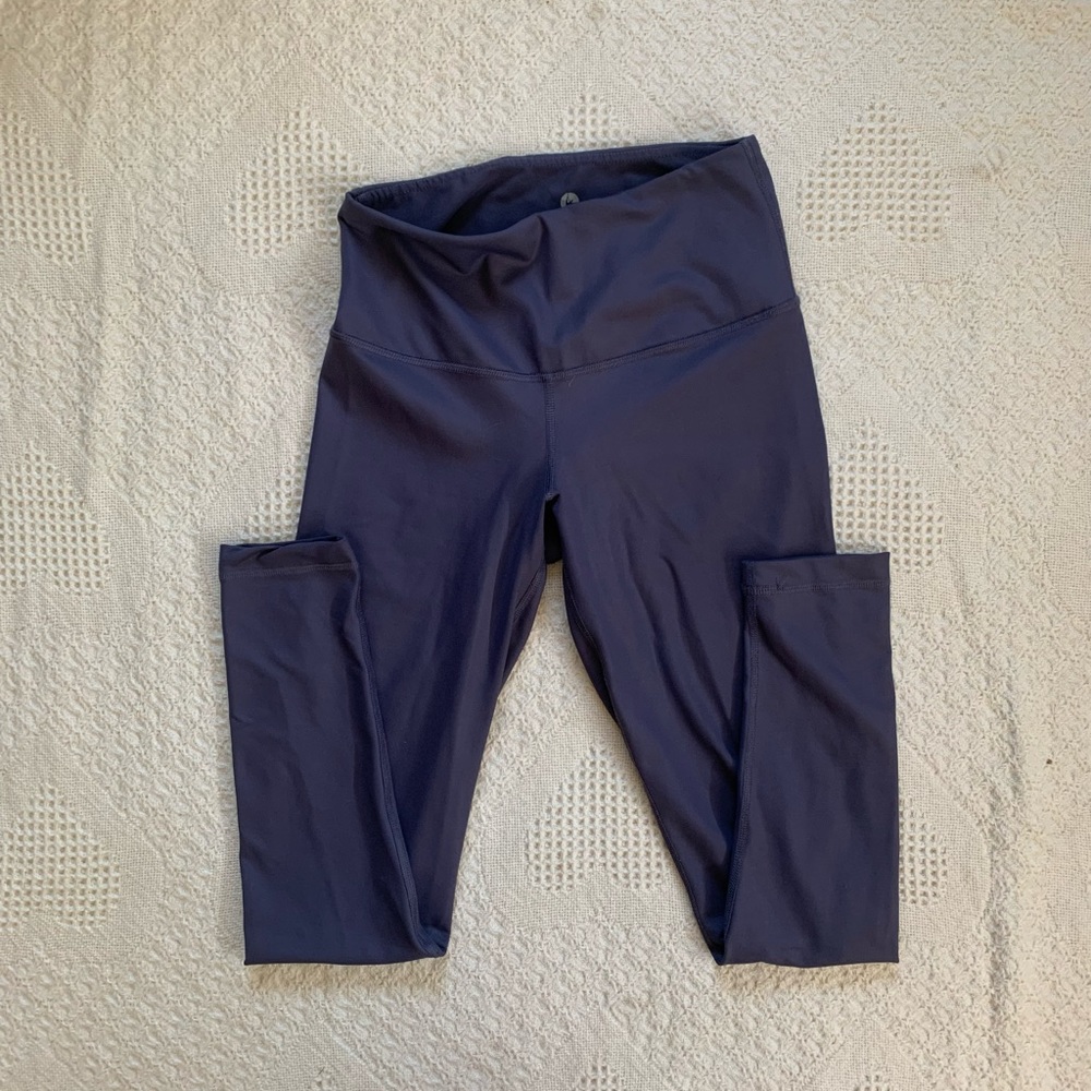 90 degree purple leggings; Size XS